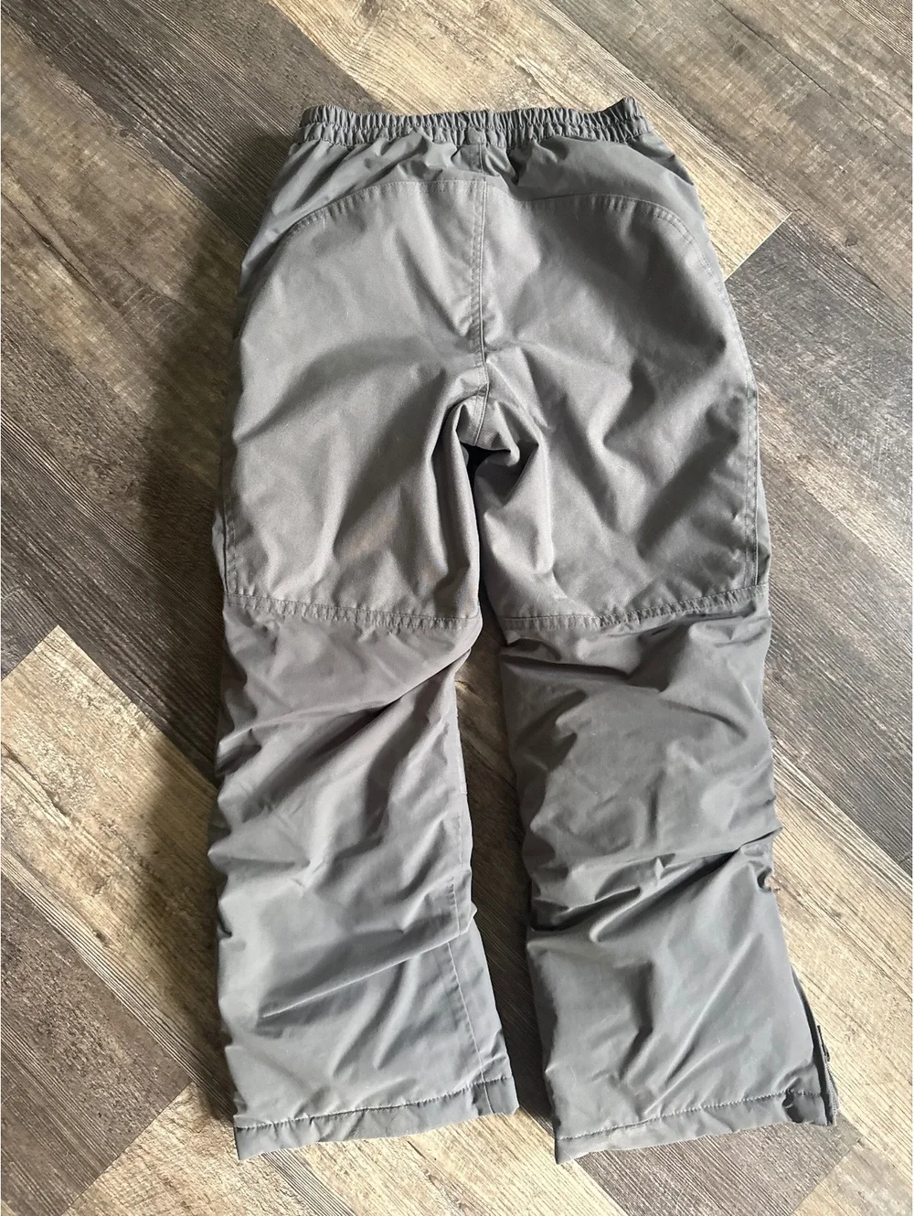 Lands' End Grow-A-Longs Adjustable Gray Snow Pants Size 10